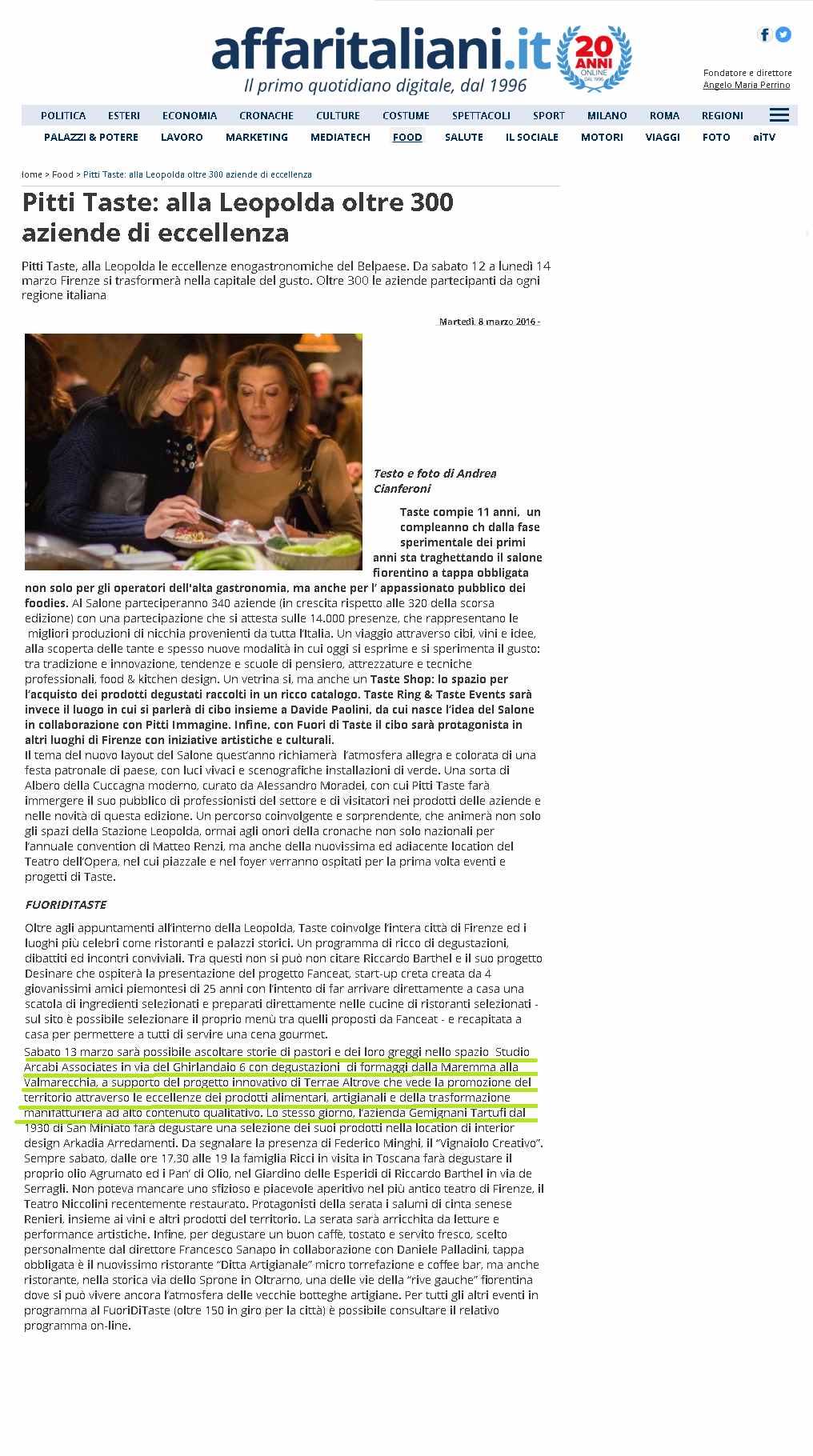 AFFARI ITALIANI 080316